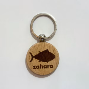 LLAVERO MADERA GRABADO